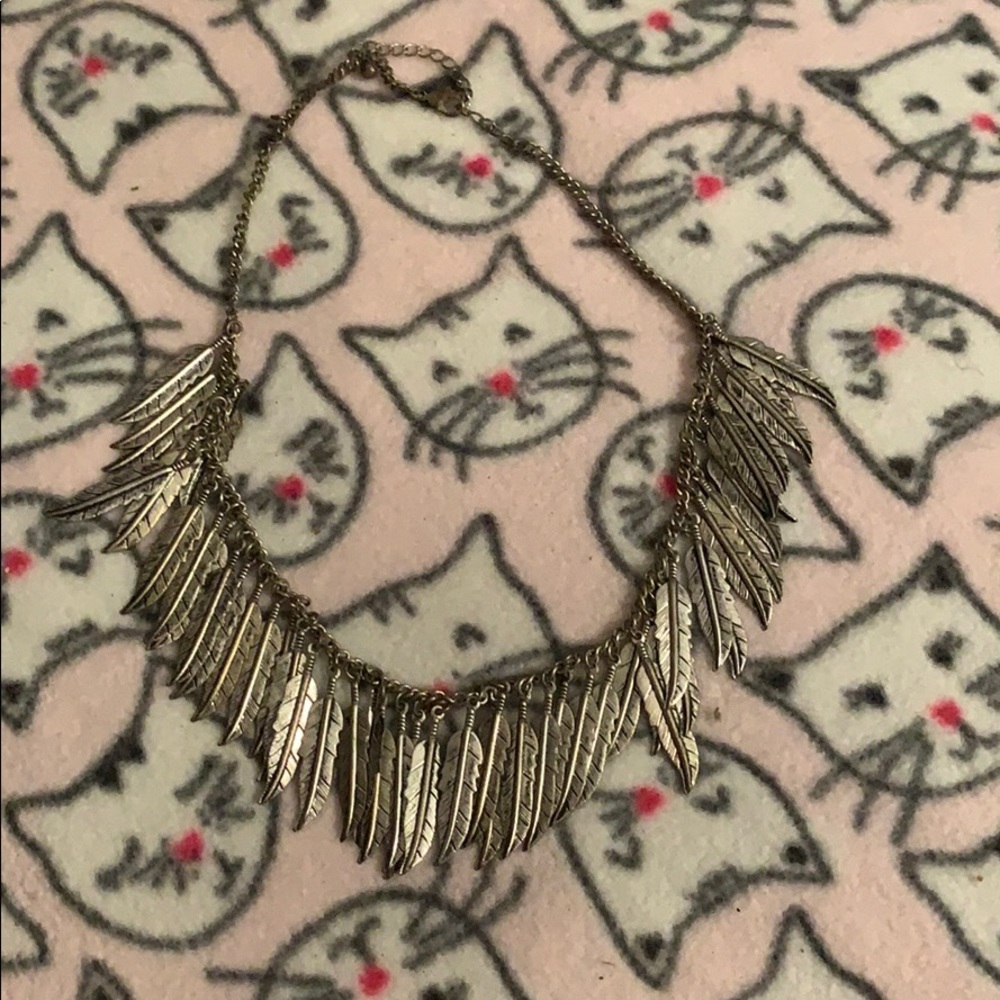 Feather necklace